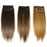 Aplique tic tac 160g 60cm 100% cabelo humano
