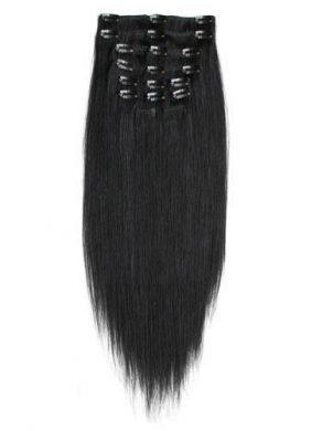 Aplique tic tac 200g 60cm 100% cabelo humano